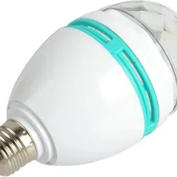 5teknova LED Bulb 360 Degree Rotating Crystal Magic Disco Light top 11 Single Disco Ball image 2