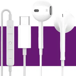 bitweave Type C Handsfree with Mic-Galaxy A05s/Z Flip5/Z Fold5/A34 5G/A14/A04[23] Wired Headset image 1