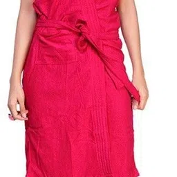 feelblue Pink Free Size Bath Robe-picture-10