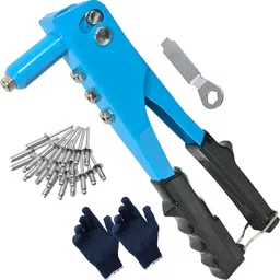 digital craft 10" Hand Riveter Gun Non-Slip with 2.4mm & 10pcs Blind Rivets for Metal Medium Duty Slow Hitting Rivet Gun-picture-26
