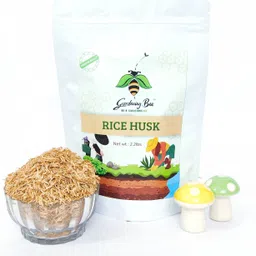 Rice Hulls (Husk) | Organic Rice paddy husk for gardening | potmix and mulching Husk-image-11