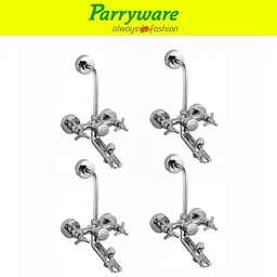 parryware Trio Wall Mixer 3 in 1 with Overhead Shower Provision set of 4 pic 333 Wall Mixer with Overhead Shower Provision Wall Mixer Faucet-picture-18