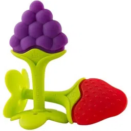kamra enterprises Baby Fruit Shape Silicone Teethers BPA-Free Soft Toy (Pack of 4) Teether image 4