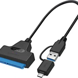Tobo Type C to SATA Cable USB 3.1 Type C Gen 2 Adapter Cable Hard Drive Converter USB 3.1 Type C SATA Cables Converter for 2.5” SATA Drives External Hard Drive Cable SATA to USB C Adapter USB Cable-image-4