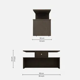 sivom Cayo Coffee Table in Dark Wenge Finish image 2