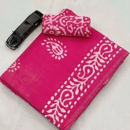 rj creation Printed Daily Wear Pure Cotton Saree-picture-12