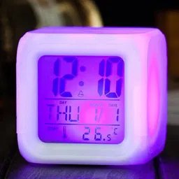 rhonnium Digital Multicolor Clock image 2