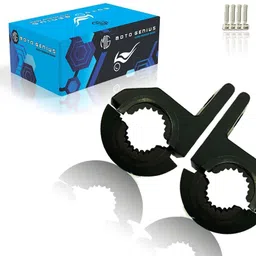 moto genius "30MM Universal Fog Light Clamp for Bikes - Durable Handlebar Mount (2 Pack)" Bike Headlight Mount-picture-20