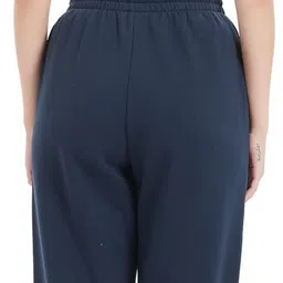 warcourt Women Solid Black Track Pants image 2