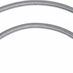 ramya Stainless Steel Connection Pipe, Chrome Finish Heavy Duty Hose Pipe (24inch) For Washroom And Toilet Hose Pipe image 5