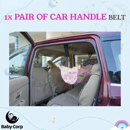 baby corp Portable Car Cradle Kit Travel Straps for Baby Swing (Straps/Belt Only) image 4