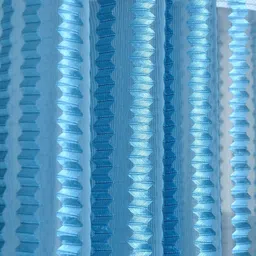 homefab india 213.5 cm (7 ft) Door Tissue Transparent Curtain (Pack Of 2) image 3