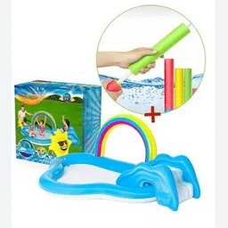 hornflow Rainbow (IND*92) Shine Pool and Play With Free Electric Pump Inflatable Swimming Pool-picture-35