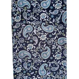 kurtiko Unstitched Crepe Gown/Anarkali Kurta & Bottom Material Floral Print image 3