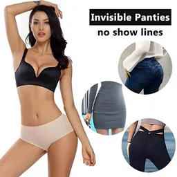 bb black blur Pack of 9 Women Hipster Multicolor Panty image 5