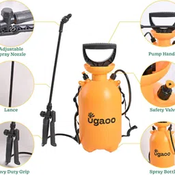 ugaoo Shoulder Pressure Spray Pump (5 LTR) 5 L Hand Held Sprayer image 2