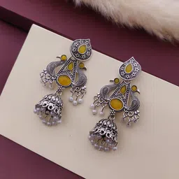 bhanu diam Bestseller Combo Of Earrings Silver Earring Set image 2