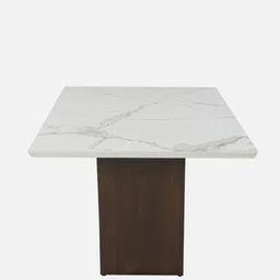 casacraft from pepperfry Imelda Marble Top 6 Seater Dining Table image 5