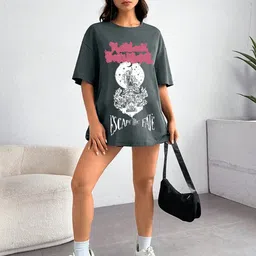 HERSHEINBOX Printed Round Neck Short Sleeves Cotton T-shirt image 4