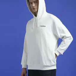 pepe jeans Men Full Sleeve Graphic Print Hooded Sweatshirt image 4