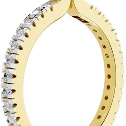 Sparkles Lab Grown Diamond 14kt Yellow Gold ring image 2