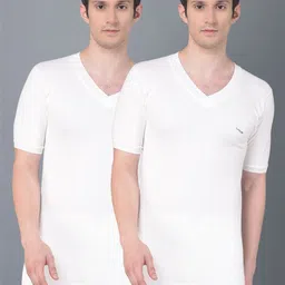 Dollar Ultra Pack of 2 V Neck Half Sleeve Men Top Thermal-picture-35