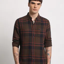 THE BEAR HOUSE Tartan Checked Slim Fit Casual Shirt image 1