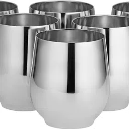 chakmak (Pack of 6) Vivo Glass Set Water/Juice Glass image 2