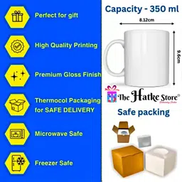 the hatke store Photo & Text Printed Cup For Birthday, Happy Birthday Photo Cup With Keychain P2 Ceramic Coffee Mug image 4