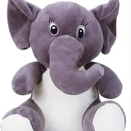 toyingly Sitting Elephant Soft Toy, Soft Toy - 20 cm image 1