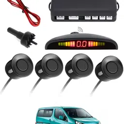 Black Reverse Car Parking Sensor for Universal for All Cars-101 Set of 4 pcs Car Parking Sensors with LED Parking Assistant Kit-101 Parking Sensor-image-89