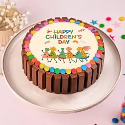 Happy Childrens Day KitKat Cake-picture-15