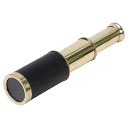 Shiny Brass Brass Hand Held Telescope by Pristine Interiors image 4