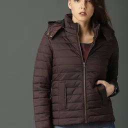 roadster Women Solid Padded Jacket-picture-20