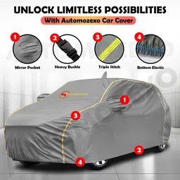 automozexo Toyota Universal For Car Body Cover image 3