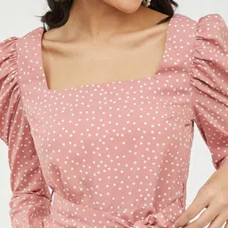 harpa Casual Regular Sleeves Printed Women Pink Top image 4