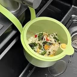 msvtradess Kitchen Sink Plastic Push Down Strainer image 3