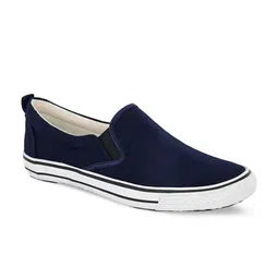 Roadster Men Blue Solid Casual Textile Slip-on Sneaker image 2