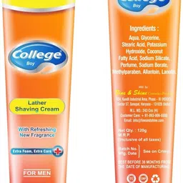 vetoni COLLEGE BOY ORANGE |smooth shaving| Rich Creamy Fresh Scent|(pack of 6)|720gms|-picture-10