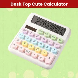 sacro Desktop Calculator, 12-Digit Large LCD and Large Buttons for Office, Homes E180 Basic Calculator-picture-28