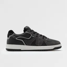 The Souled Store Men Black PU Sneakers-image-36