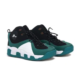 adeboy Men Colourblocked High Top Sneakers-picture-10