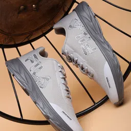 FILA Men Grey Textured Sneakers image 1