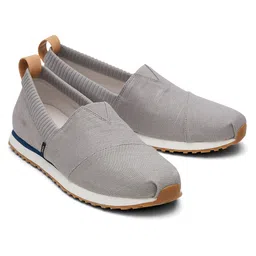 TOMS Men Grey Alpargata Canvas Slip-on Sneakers-picture-12