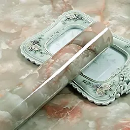 Asian royal Brown & Grey Printed Self Adhesive Wall Sticker-picture-35