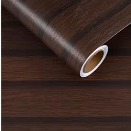 Aura Brown Printed Self Adhesive Wall Sticker-image-50