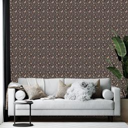 British Terminal Brown & Beige Printed Self-Adhesive WallPaper-picture-37