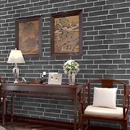 Asian royal Black & White Printed Self Adhesive Wall Sticker-picture-11