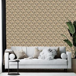 British Terminal Beige & Grey Printed Self-Adhesive WallPaper-picture-33