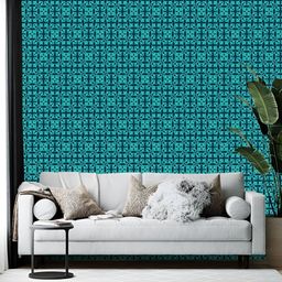 British Terminal Blue Printed Self-Adhesive Wallpaper-picture-36